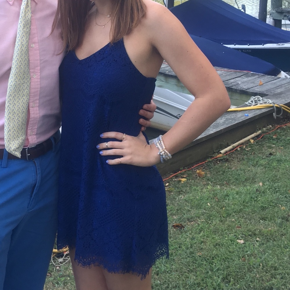 Navy Blue Shift Dress